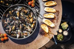 Bonfeu BonBiza Open Vuurschaal Bbq - Zwart -Oase Velda Winkel bonfeu mosselen 31