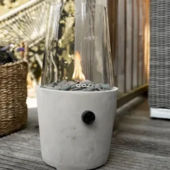 Cosi Cosiscoop Cement Gaslantaarn - Rond -Oase Velda Winkel cosi cosiscoop cement gaslantaarn rond2