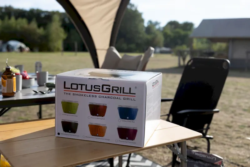 LotusGrill Mini Houtskoolbarbecue - Zwart 11 LotusGrill Mini Houtskoolbarbecue - Zwart - Afbeelding 9