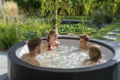 EXIT TOYS EXIT Leather Premium Opbouw Spa - 4-6 Persoons -Oase Velda Winkel exit leather premium 6 opblaasbare spa sfeer tuin 2