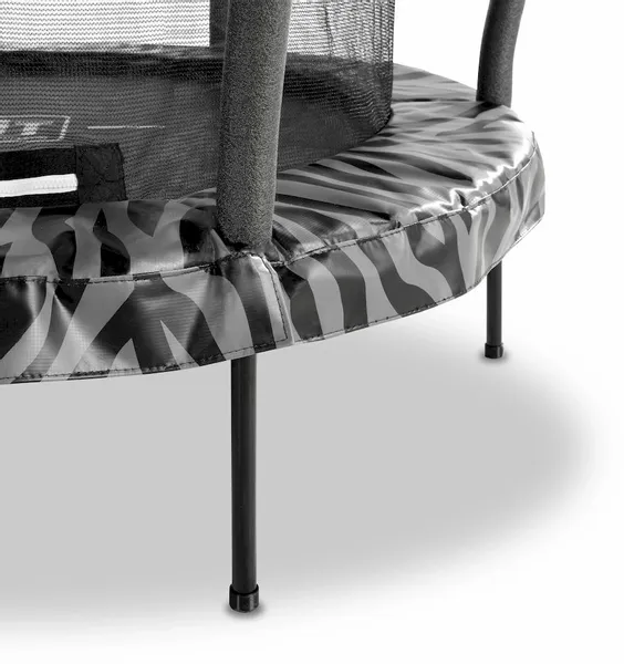 EXIT TOYS Exit Tiggy Junior 140 Cm Trampoline Met Net - Zwart/grijs 4 EXIT TOYS Exit Tiggy Junior 140 Cm Trampoline Met Net - Zwart/grijs - Afbeelding 2