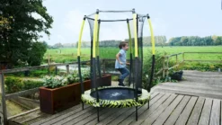 EXIT TOYS Exit Tiggy Junior 140 Cm Trampoline Met Net - Zwart/groen -Oase Velda Winkel exit 10 00 70 40 int 7 resultaat