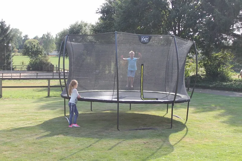 EXIT TOYS Exit Silhouette Trampoline Met Net - Ø 305 Cm- Zwart 9 EXIT TOYS Exit Silhouette Trampoline Met Net - Ø 305 Cm- Zwart - Afbeelding 7