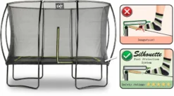 EXIT TOYS Exit Silhouette Trampoline Met Net - 305 X 214 Cm - Zwart -Oase Velda Winkel exit 12 93 70 00 int 4 resultaat