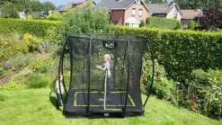 EXIT TOYS Exit Silhouette InGround Trampoline Met Net - 214 X 153 Cm - Zwart -Oase Velda Winkel exit 12 95 57 00 int 12 resultaat