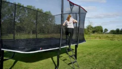 EXIT TOYS Exit PeakPro Trampoline Met Net En Ladder - 519 X 305 Cm - Zwart -Oase Velda Winkel exit peakpro trampoline met net en ladder 519 x 305 cm zwart 5
