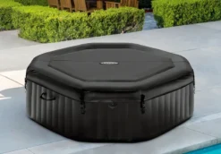 Intex Pure Spa Jet & Bubble Deluxe Opblaasbare Spa - 4 Persoons -Oase Velda Winkel intex pure spa deluxe 2020 4