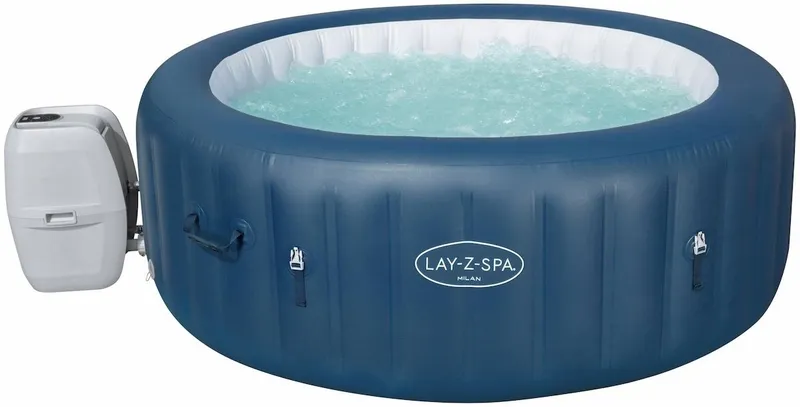 Bestway Lay-Z Spa Milan AirJet Plus Opblaasbare Spa - 6 Persoons 3 Bestway Lay-Z Spa Milan AirJet Plus Opblaasbare Spa - 6 Persoons