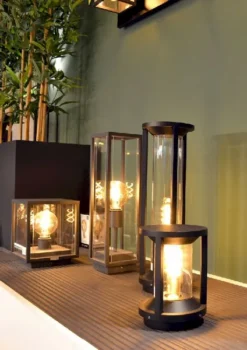 Lucide Claire E27 Sokkellamp - Rechthoek - Antraciet -Oase Velda Winkel lucide claire e27 sokkellamp rechthoek antraciet 11