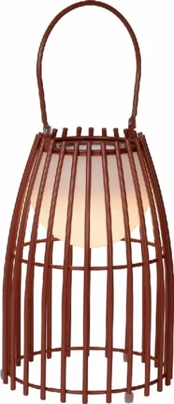 Lucide Fjara Led Tafellamp - Roestbruin