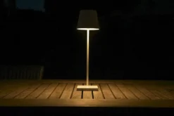 Lucide Justin Led Tafellamp - Wit -Oase Velda Winkel lucide justin led tafellamp wit 3