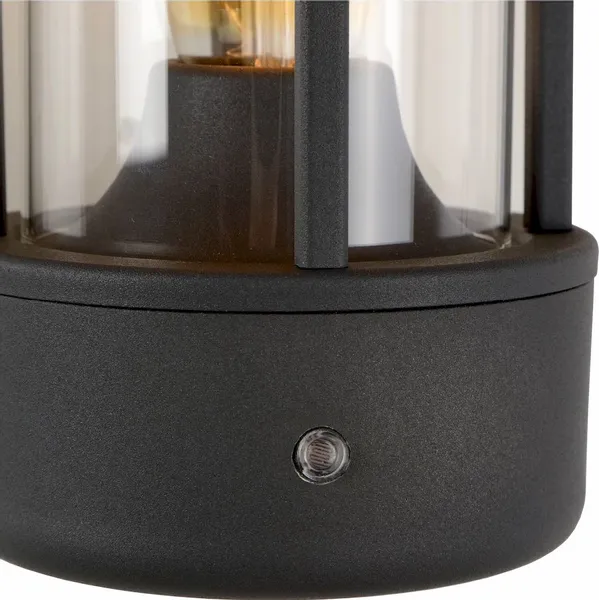 Lucide Lori E27 Sensor Wandlamp - Antraciet - Afbeelding 4