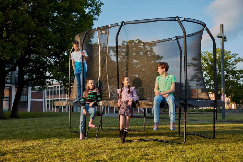 Salta Premium Black Edition Trampoline - 305 X 214 Cm - Zwart - Afbeelding 11