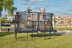 Salta Premium Black Edition Trampoline - 396 X 244 Cm - Zwart -Oase Velda Winkel salta premium edition trampoline 396 x 244 cm zwart 9