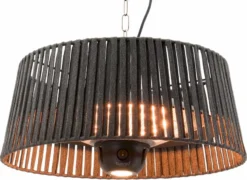 Sunred Heater Artix Hanging 1800 Terrasverwarmer - Grijs -Oase Velda Winkel sunred heater artix hanging grey 1800 terrasverwarmer 6