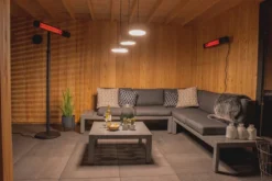 Sunred Heater Royal Diamond Dark Wall 2500 Terrasverwarmer -Oase Velda Winkel sunred heater royal diamond dark wall terrasverwarmer 14 1