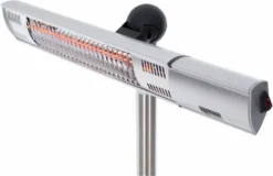 Sunred Heater Royal Diamond Standing 2000 Terrasverwarmer - Grijs -Oase Velda Winkel sunred heater royal diamond silver standing 2000 terrasverwarmer 1