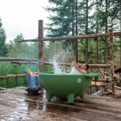 Weltevree Dutchtub Original Houtgestookte Hottub - 4 Personen - Grijs 19 Weltevree Dutchtub Original Houtgestookte Hottub - 4 Personen - Grijs -Oase Velda Winkel weltevree green dutchtub original treehouse